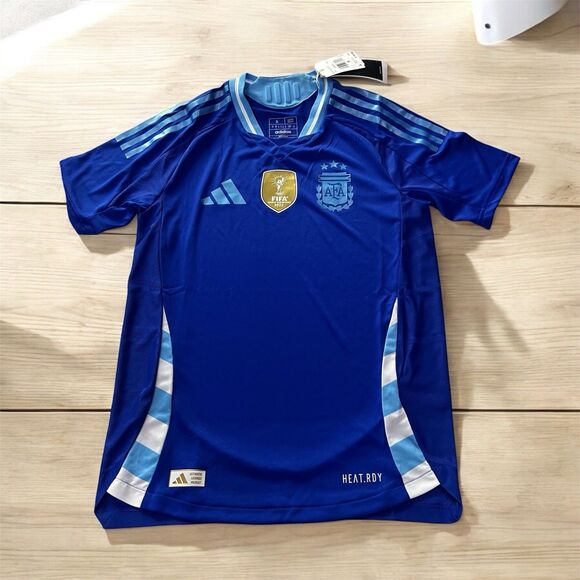 Adidas Argentina Authentic Away Soccer Jersey ~ IP8384 Men Size S NWT
